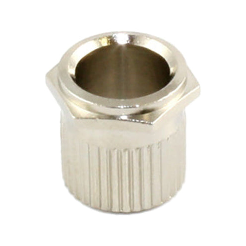 Allparts TK-0788 Press Fit Hex Tuner Bushing Set, Nickel, Set of 6