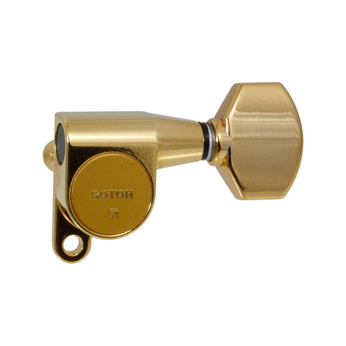 Allparts TK-7760 Gotoh SG360 6-in-line Mini Keys, Gold, Set of 6