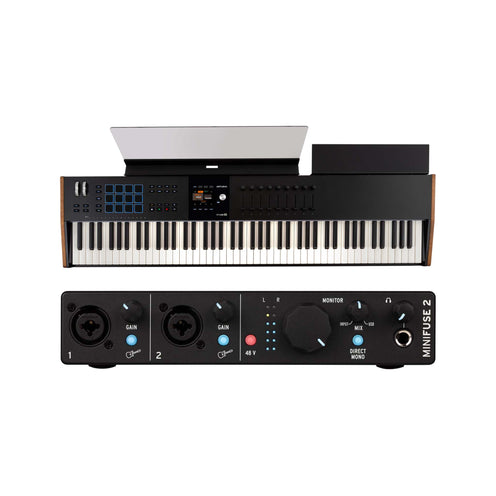 Arturia KeyLab 88 Mk3 w/ MiniFuse 2, Black