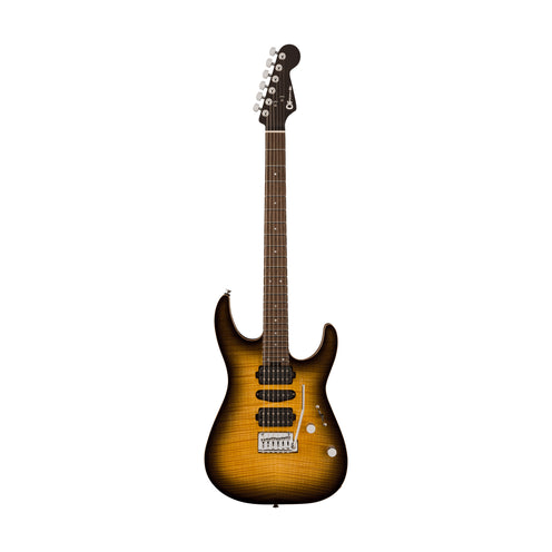Charvel MJ DK24 HSH 2PT Electric Guitar, Wenge FB, Antique Burst