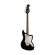 Squier Paranormal Rascal Bass HH Guitar, Laurel FB, Metallic Black