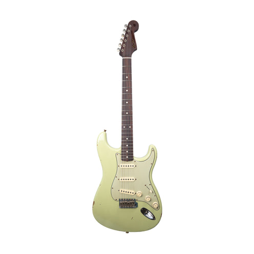 Fender Custom Shop Todd Krause Masterbuilt 1963 Stratocaster Journeyman Guitar, Faded Gretsch Green