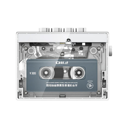 FiiO CP13 Portable Stereo Cassette Player, Transparent