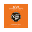 Vinyl Styl 12inch Open Top Outer Record Sleeves, 1000 Count, Clear