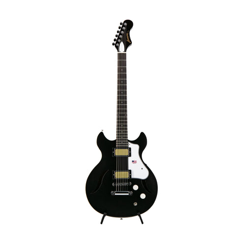 Harmony Standard Series Factory Special Comet Electric Guitar w/Case, Space Black