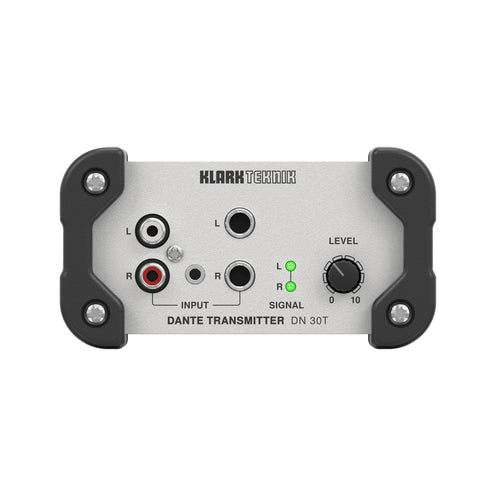 Klark Teknik DN 30T 2-Channel Dante Audio Transmitter for High-Performance Networking