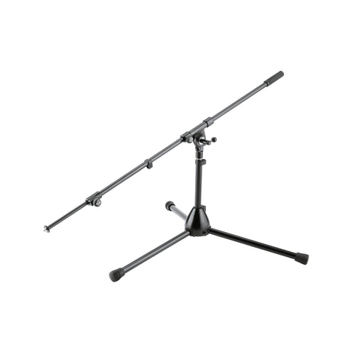K&M Low Level Mic Stand Black 3/8Inch Thread