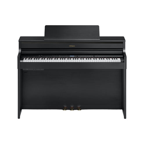 Roland HP704 Digital Piano w/Stand, Charcoal Black