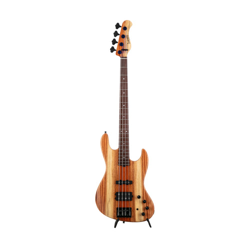 Sadowsky LTD 2024 MasterBuilt 21-Fret 4-String M/J Bass, Natural Transparent Satin
