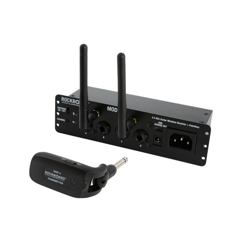 RockBoard by Warwick MOD 4 & U2 Transmitter, 2.4 GHz Wireless Receiver, Transmitter & TRS Patchbay
