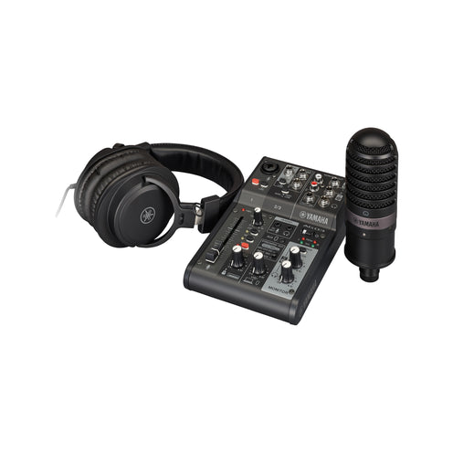 Yamaha AG03MK2 Live Streaming Pack, Black