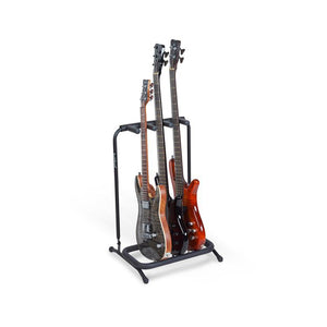 Warwick RockStand Multiple 3 Electric/Bass Guitar Rack Stand, Black