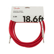 Fender Original Series Instrument Cable, 18.6ft, Fiesta Red