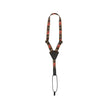 Fender Monogrammed Ukulele Strap, Black/Yellow/Red