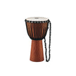MEINL Percussion HDJ4-XL Rope Tuned Headliner Series Wood 13inch Djembe, Nile Series