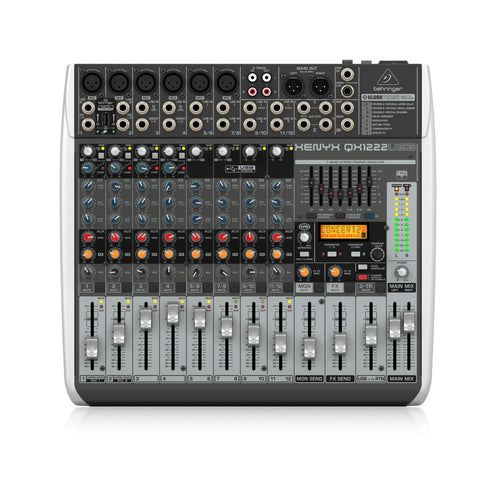 Behringer QX1222USB Xenyx 12-Channel Mixer w/ USB and Effects