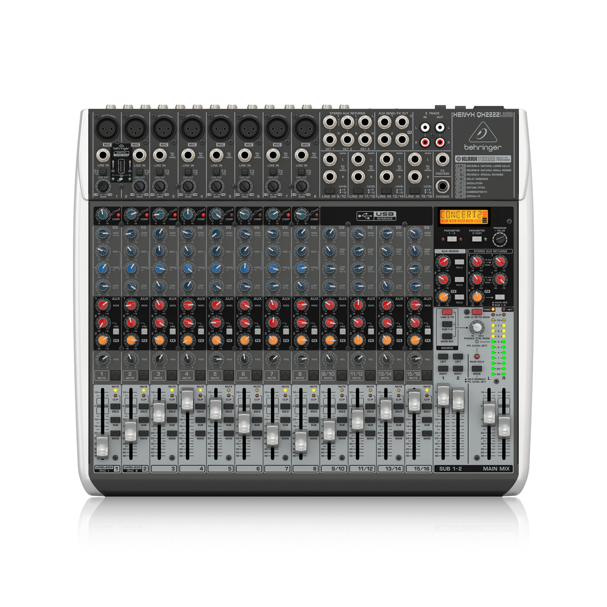 Behringer QX2222USB Xenyx Mixer w/ USB and Effects