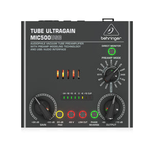 Behringer MIC500USB Tube Microphone Preamp