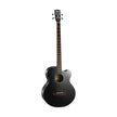 Cort AB850F-BK Acoustic Bass Guitar w/Bag, Black
