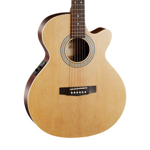 Cort SFX-ME-OP Acoustic Guitar w/Bag, Open Pore