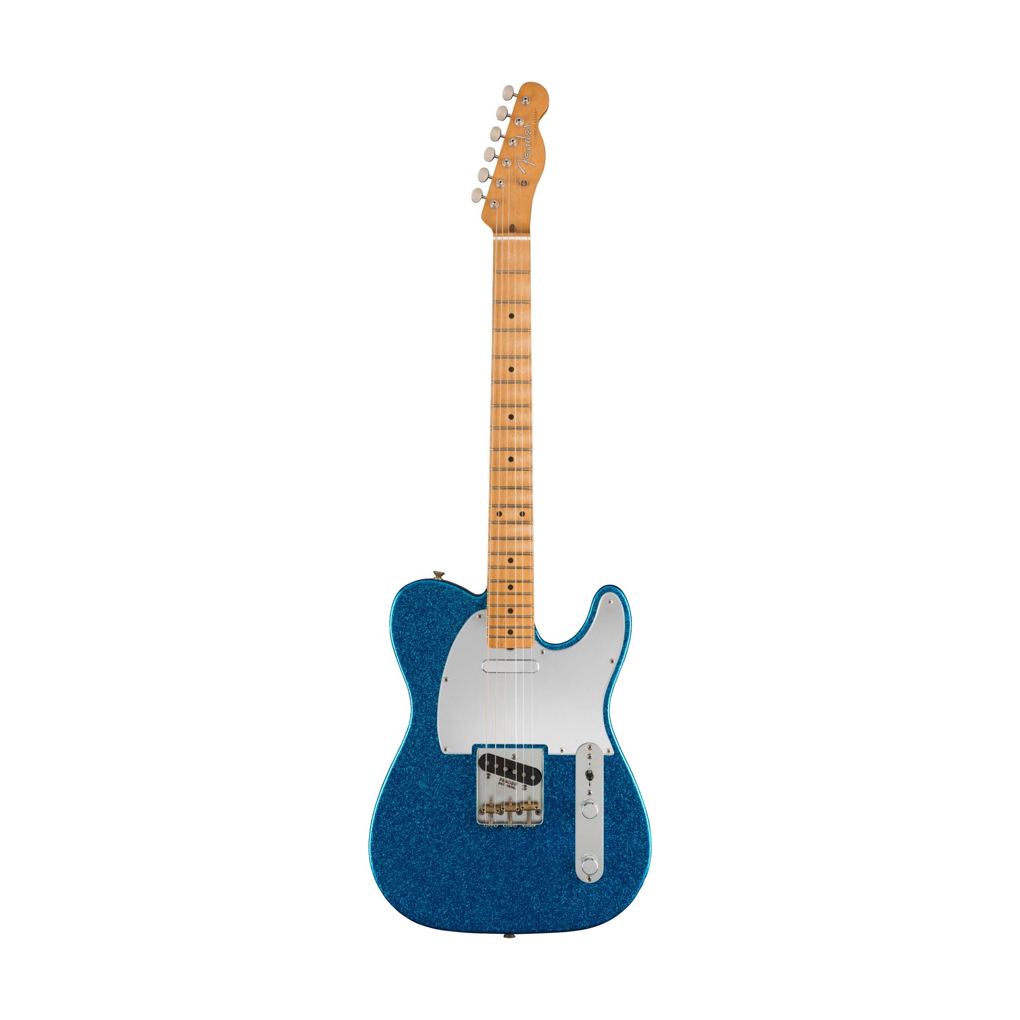 Fender J Mascis Telecaster Electric Guitar, Maple FB, Sparkle Blue