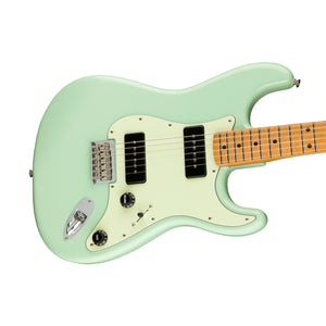 Fender Noventa Stratocaster Electric Guitar, Maple FB, Surf Green