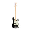 Fender American Professional 5-String Precision Bass Guitar, Maple FB, Black