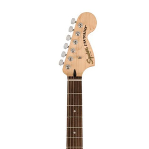 Squier Affinity Series HSS Stratocaster Guitar Pack, Laurel FB, Charcoal Frost Metallic, 230V, UK