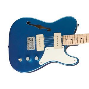 Squier Paranormal Series Cabronita Thinline Telecaster Electric Guitar, Lake Placid Blue