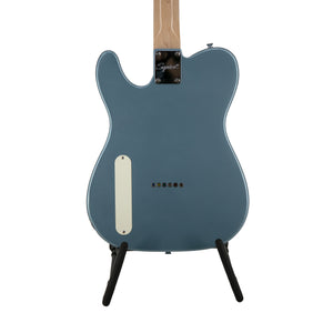 Squier FSR Cabronita Thinline Telecaster Electric Guitar, Laurel FB, Ice Blue Metallic