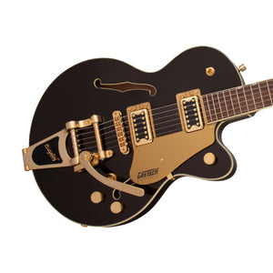 Gretsch G5655TG Electromatic Center Block Jr Single-Cut w/Bigsby, Laurel FB, Black Gold
