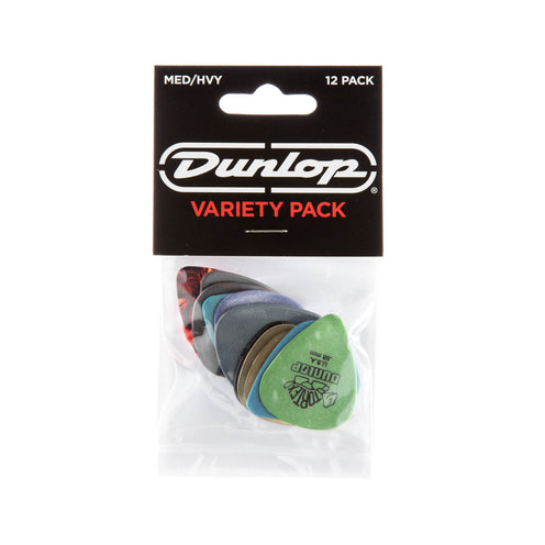Jim Dunlop PVP102 Guitar Pick Variety Pack, Medium-Heavy, 12-Pack