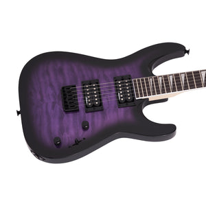 Jackson JS Series Dinky Arch Top JS32Q DKA HT Electric Guitar, Amaranth FB, Transparent Purple Burst