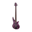 Jackson X Series Spectra Bass SBXP V Electric Guitar, Laurel FB, Transparent Purple Burst