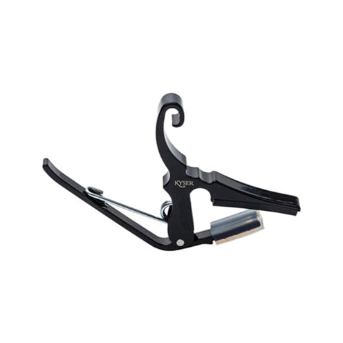 Kyser KGDBA Drop D Partial Guitar Capo, Black