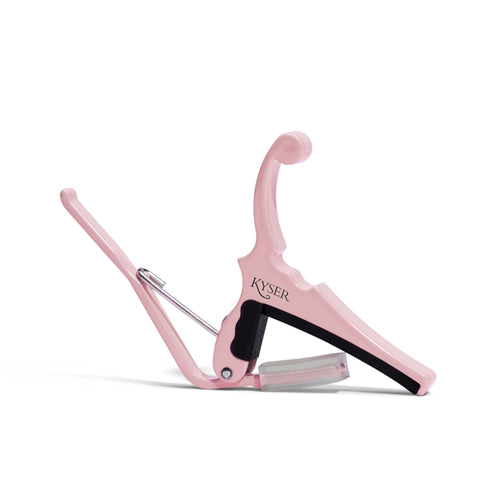 Kyser x Fender Quick Change Electric Guitar Capo, Shell Pink