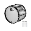 Pearl PBDM2414/A-33 24x14inch Championship Maple Marching Bass Drum, Pure White
