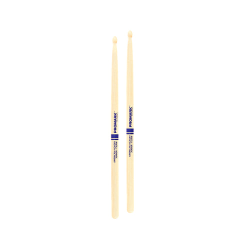 Promark TXJRW Hickory Junior Drumsticks, Wood Tip