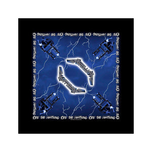 Rockoff Metallica Unisex Bandana: Ride The Lightning, Black