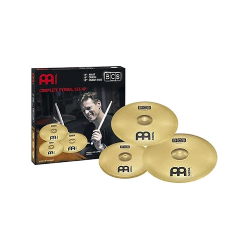 MEINL Cymbals BCS141620 BCS Cymbal Set (14HiHat, 16Crash, 18CashRide 20Ride)