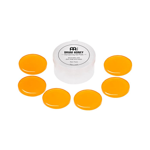 MEINL Cymbals MDH MEINL Drum Honey Damper Pads, 6 Pieces