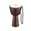 MEINL Percussion PROADJ4-M 10inch Professional African Style Djembe, African Queen Carving