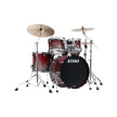 TAMA WBS52RZS-SGF Starclassic Walnut/Birch 5-Piece Drum Shell Kit, Satin Burgundy Fade