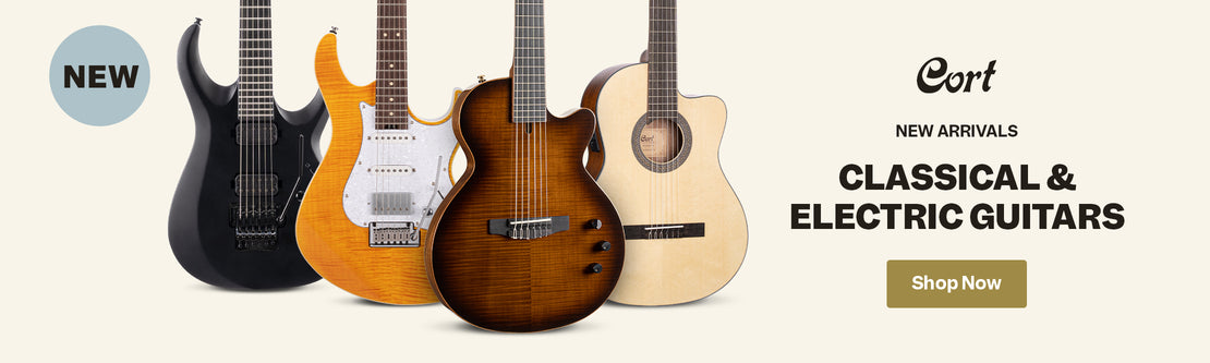 Cort Classical & Electric Guitar New Arrivals | Swee Lee Brunei