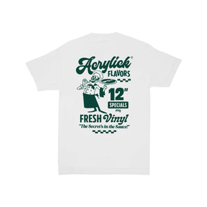 Acrylick Flavors Tee, White