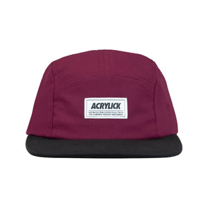 Acrylick Vino Camper Cap, Burgundy