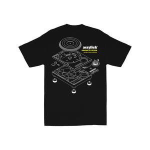 Acrylick Turntable 2.0 Tee, Black