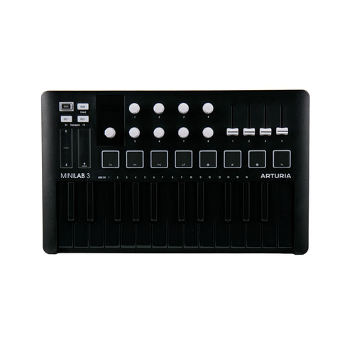 Arturia Swee Lee Exclusive Minilab Mk3 25 Slim-Key Controller, Tuxedo