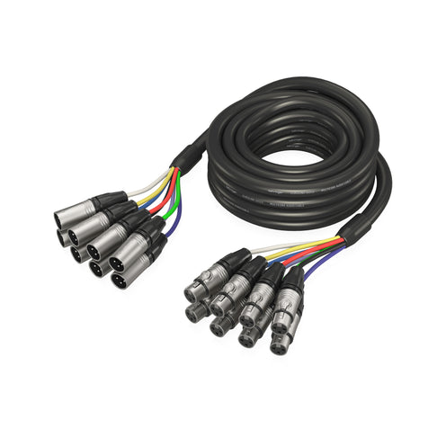 Behringer GMX-500 5m 8-Way Multicore Cable with XLR Connectors