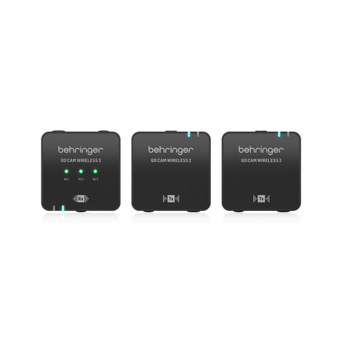 Behringer GO CAM WIRELESS II Digital Wireless Clip-On Microphone System for Content Creators